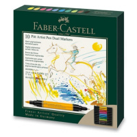 Popisovač Faber-Castell Pitt Artist Pen Dual Marker sada 10 ks Faber-Castell