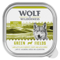 Wolf of Wilderness Adult 6 x 300 g - Green Fields - jehněčí