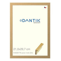 DANTIK rámeček 21 × 29,7, KASSETTE jasan malý sklo čiré