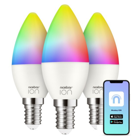 Niceboy ION SmartBulb RGB E14 6W triple pack