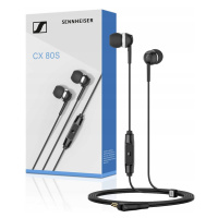 Sluchátka Sennheiser CX 80S Black 1.2m 119dB 17-20000Hz Mikrofon Dálkové ovládání