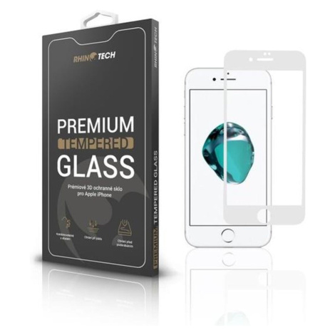 RhinoTech 2 Tvrzené ochranné 3D sklo pro Apple iPhone 7 / 8 / SE3 2022 Case Fit RT184 Čirá