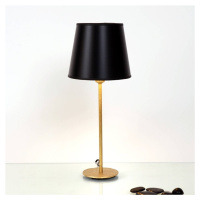 Holländer Stolní lampa Mattia s kulatým stínidlem v černé