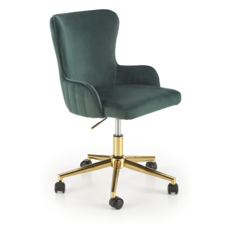 Halmar Kancelářská židle TIMOTEO - zlatá/tmavě