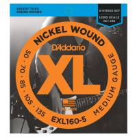 D'Addario EXL160-5 Struny pro 5-strunnou baskytaru