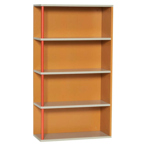 Oranžová nástěnná knihovna z jasanového dřeva 60x109 cm Apollo – Hübsch