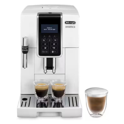 DeLonghi ECAM 350.35.W Dinamica plnoautomatický kávovar, 1450 W, 15 bar, LCD displej, bílá