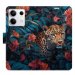 iSaprio Flip pouzdro Flower Jaguar 02 pro Xiaomi Redmi Note 13 5G