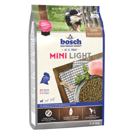 Bosch Mini Light - Výhodné balení 2 x 2,5 kg Bosch High Premium concept