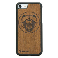 Pouzdro Bewood pro iPhone 7/8/SE 2020/2022 Medvěd Merbau