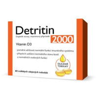 Detritin Vitamin D3 2000 IU 60 měkkých tobolek