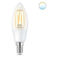 LED Žárovka WiZ Tunable White Filament 8718699787196 E14 C35 4,9-40W 470lm 2700-6500K, stmívatel