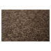 Vopi koberce Kusový koberec Eton hnědý 97 čtverec - 250x250 cm