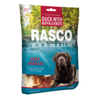 Pochoutka Rasco Premium uzly bůvolí 5cm s kachním masem 230g
