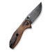 Civivi ODD 22 C21032-DS1 Black Cuibourtia Wood Damascus