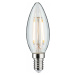 PAULMANN LED svíčka 2,6 W E14 čirá teplá bílá 286.83