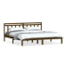 Rám postele medově hnědý masivní borovice 200 × 200 cm, 3100612