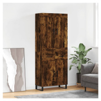 vidaXL Skříň highboard kouřový dub 69,5 x 34 x 180 cm kompozitní dřevo