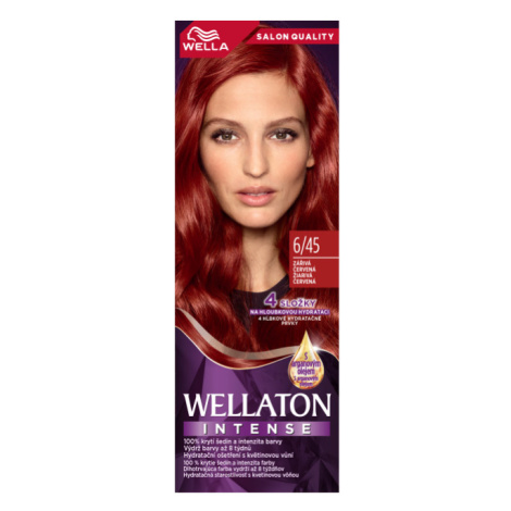 Wella Wellaton Intense permanentní barva na vlasy 6/45 Zářivá červená