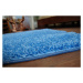Dywany Lusczow Kusový koberec SHAGGY Izebelie 5cm modrý
