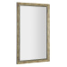 Sapho DEGAS zrcadlo v dřevěném rámu 716x1216mm, černá/starobronz