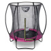Trampolína s ochrannou sítí Silhouette trampoline Exit Toys kulatá průměr 183 cm růžová