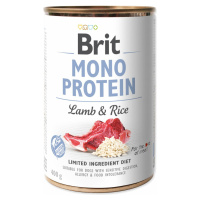 Konzerva Brit Mono protein jehně s rýží 400g