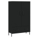 vidaXL Skříň highboard černá 69,5 x 31 x 115 cm kompozitní dřevo