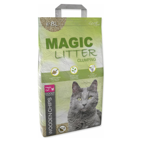 Podestýlka Magic Litter Wooden Chips 8L MAGIC CAT