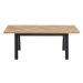 Dkton Designový konferenční stolek Nazy 120 cm vzor dub