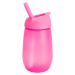 Munchkin Simple Clean lahvička s brčkem 12m+, růžová 296 ml