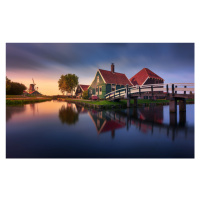 Fotografie Zaanse Schans Green House, Jesus M. Garcia, 40x24.6 cm