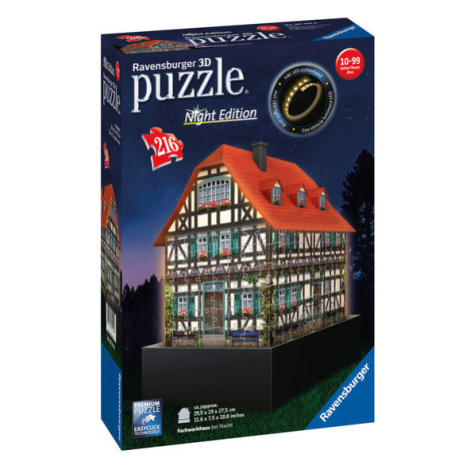 Ravensburger Svíticí 3D puzzle (tradiční německý dům)