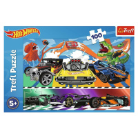 Puzzle 100 dílků Speeding cars Hot Wheels 16466 Trefl