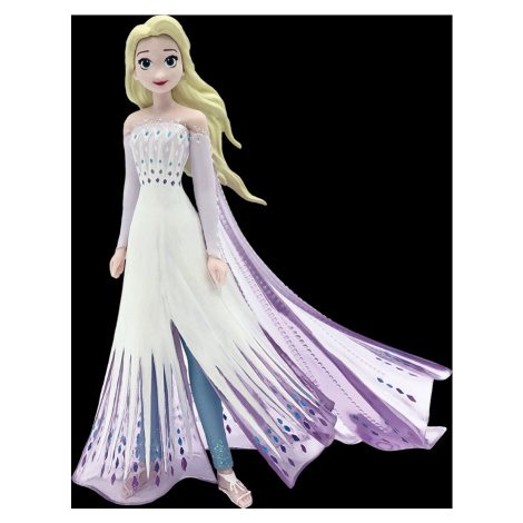 Figurka na dort Elsa bílé šaty 9,5 cm - Bullyland