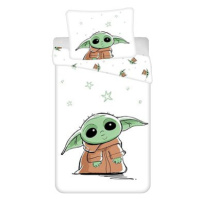 Jerry Fabrics Povlečení Star Wars Baby Yoda 140 × 200, 70 × 90 cm