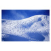 Fotografie Backcountry ski lines cover a beautiful hill., Heath Korvola, 40 × 26.7 cm