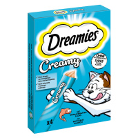 Dreamies Creamy Snacks - losos (4 x 10 g)