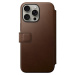 Nomad Modern Leather Folio, brown - iPhone 15 Pro Max (NM01633785) Hnědá