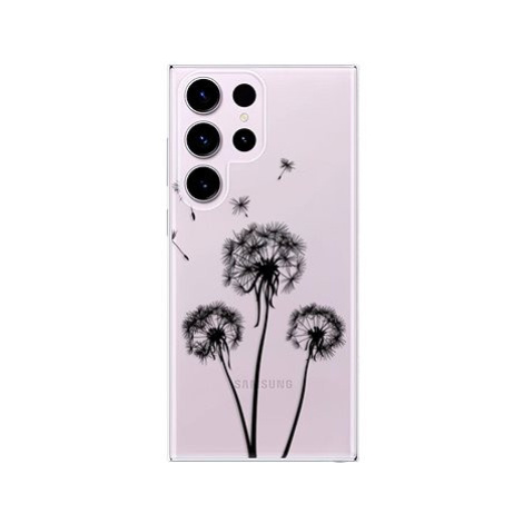 iSaprio Three Dandelions pro black pro Samsung Galaxy S23 Ultra