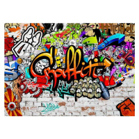 Velkoformátová tapeta Bimago Colourful Graffiti, 300 x 210 cm