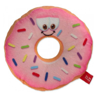 Hračka Dog Fantasy donut s obličejem růžový 12cm