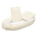 NEW BABY - Luxusní hnízdečko s peřinkami pro miminko Harmony bílé