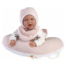 Llorens 74104 NEW BORN - realistická panenka miminko se zvuky a měkkým látkovým tělem - 42