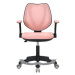 DALENOR Dětská židle Sweety, textil, černá podnož / růžová