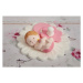Cukrová figurka miminko růžové s dudlíkem - K Decor