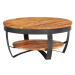 SHUMEE Konferenční stolek 65 × 65 × 32 cm masivní akáciové dřevo, 289616