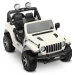 Toyz TERÉNNÍ AUTO JEEP RUBICON NA BATERIE Bílé