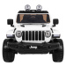 HračkyZaDobréKačky Elektrické autíčko Jeep Wrangler Rubicon bílé