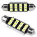 Auto LED žárovka C5W 12 SMD 2835 CAN BUS 42 mm